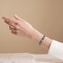 Aegean Sea | Silver | Mystic Blue Butterfly Bracelet